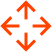 Arrows pointing in opposite directions
